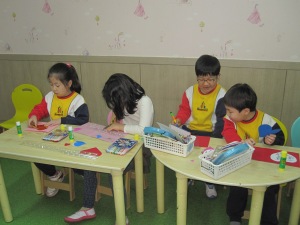 A typical kindergarten hagwon classroom